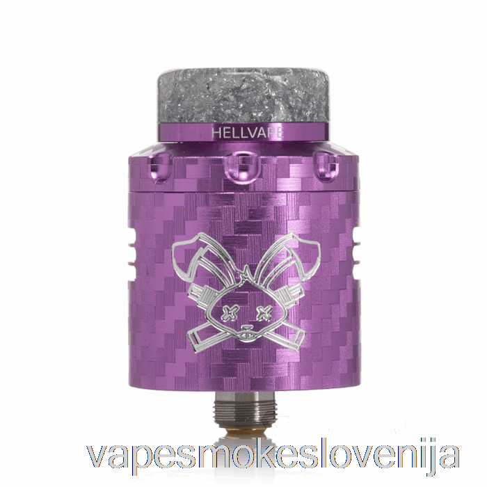 Vape Za Enkratno Uporabo Hellvape Dead Rabbit V3 24 Mm Rda Vijolična Ogljikova Vlakna